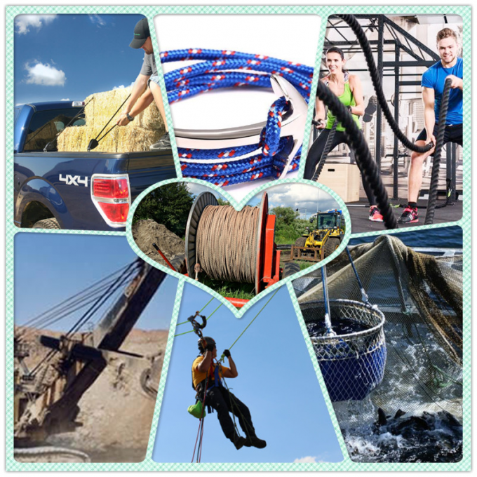 2 ~ 20 มม. ไนล่อนแคมป์ปิ้ง Guy เชือก UV ทน 573 ปอนด์สำหรับเต็นท์ 0