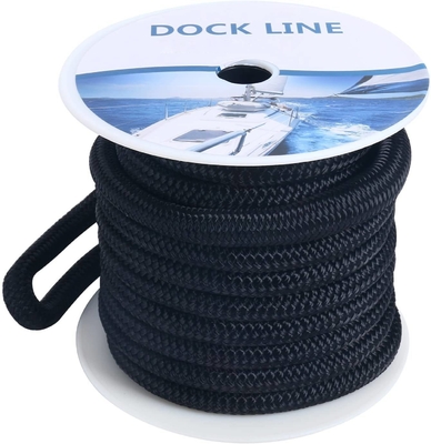 5/8 นิ้ว 50 ฟุต Nylon Double Braided Dock Line Mooring Rope